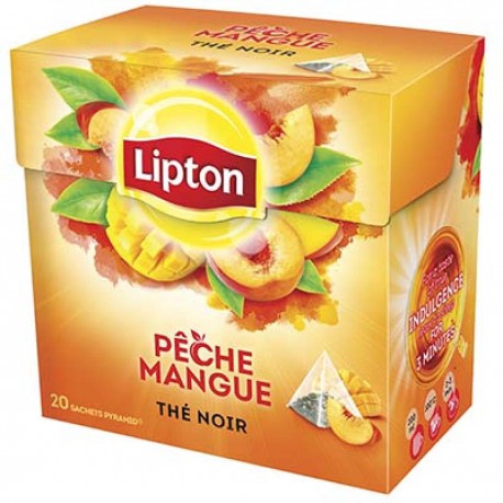 Lipton Thé Pêche Mangue Lipton X20 Sachets