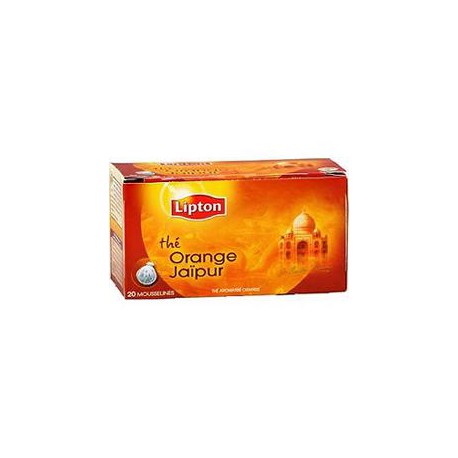 Lipton The Orange Jaipur Boite 20 Sachets Mousseline