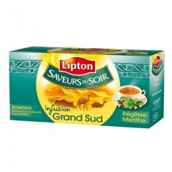 Lipton Infusion Grand Sud Lipton Saveur Du Soir Boîte 25 Sachets