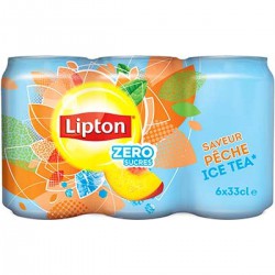 Pack Bte 6X33Cl Ice Tea Peche Light