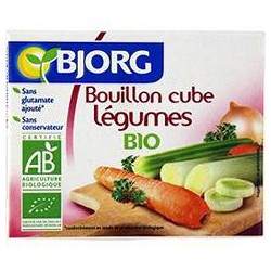 Bjorg Cube Bouillon Legume Bte 66G