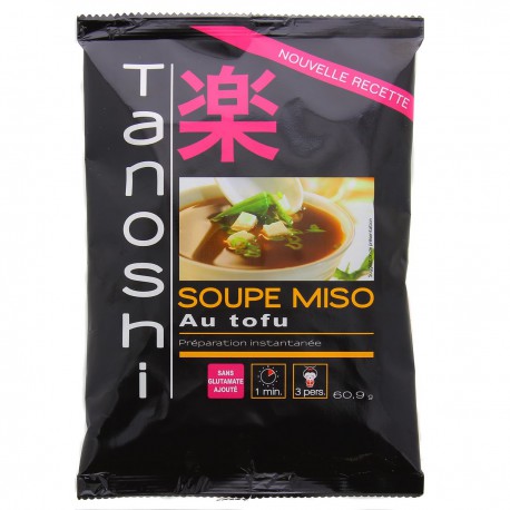 Tanoshi Soupe Miso Tofu 61G