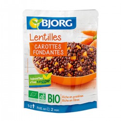 Bjorg Quinoa Lentilles Carottes Doy Pack 250G