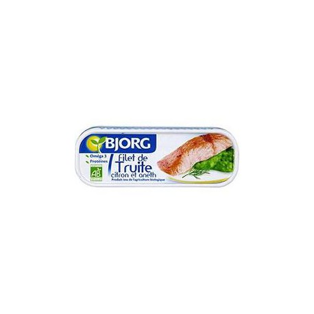 Bjorg Filet De Truite Citron Aneth, 125G
