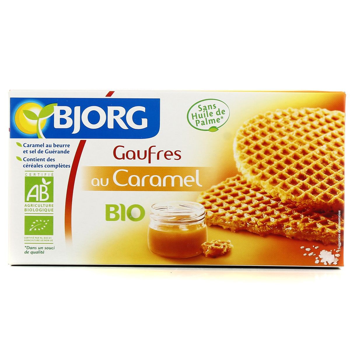 Gaufres au caramel Bio Bjorg