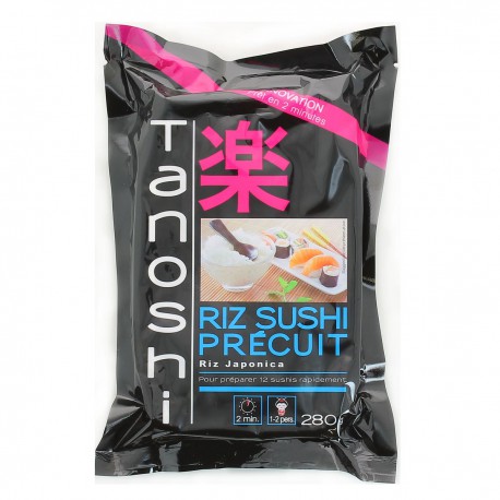 280G Riz Sushi Precuit Tanoshi