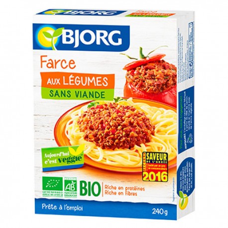 240G Farce Vegetale Legume Bjorg