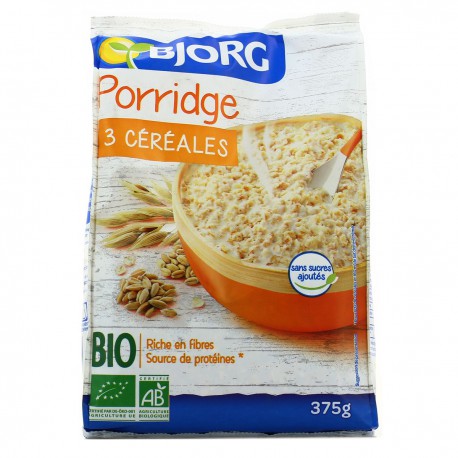 Bjorg Porridge 3 Cereales 375G
