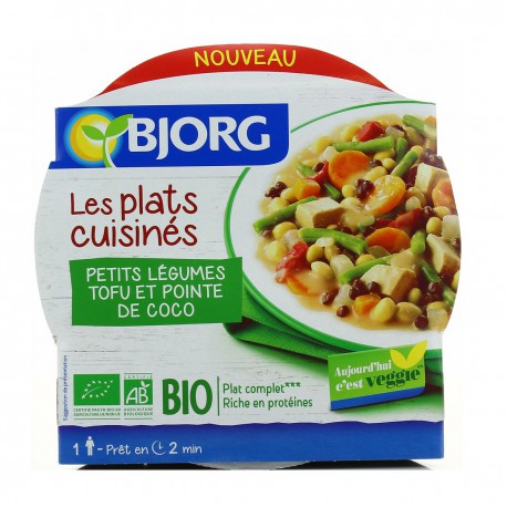 300G Plat Legumes Tofu Bjorg