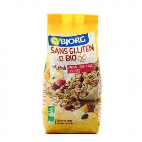 375G Muesli Frts Sg Bio Bjorg