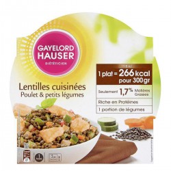Gh.Lentil.Cuisinee/Poulet 300G