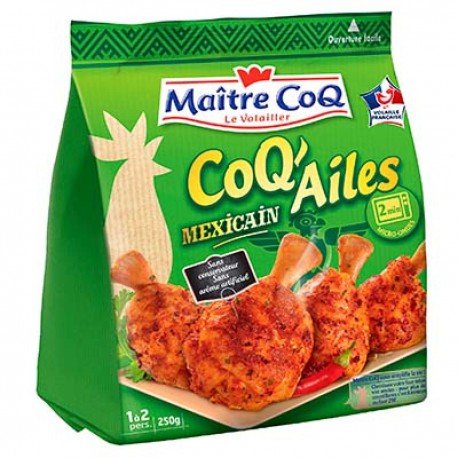 250G Coq Ailes Mexicaine Maitre Coq