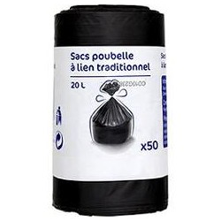 Sacs Poubelle Tradition 20L X50