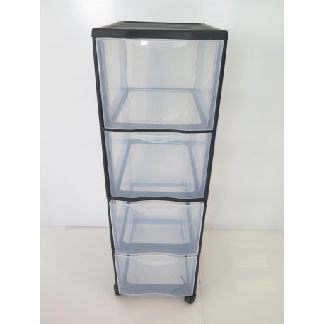 Tour De Rangement 4Tiroirs 14L