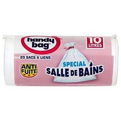 Sac Poubelle Salle De Bain Avec Lien 10 L Handy Bag