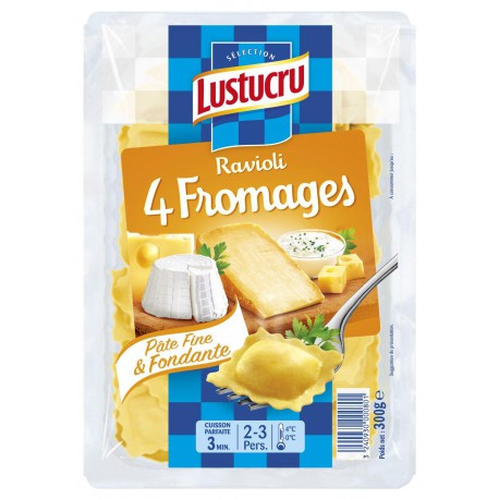 Lustucru Raviolis Aux 4 Fromages Lustucru 300G