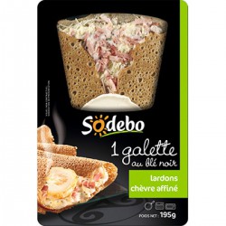 Sodebo Galette Chevre Lardons 195G