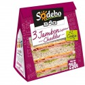 250G B.A.G Jambon/Emmental+Cookie Sodebo