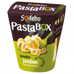 Sodebo Tortellini Jambon Sauce Au Parmesan 280G