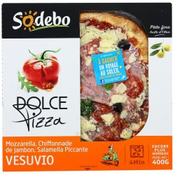 400G Dolce Pizza Vesuvio Sodebo