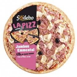 Sodebo Pizza La Pizza Jambon Emmental Sodebo 470G