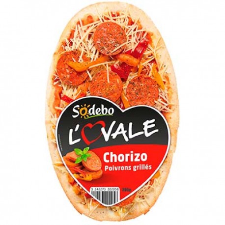 Piz.Oval 200G Chorizo Sod