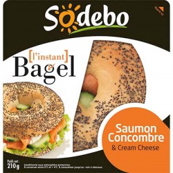 Sandw.Bagel Saumon 210Sod