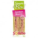 Sodebo Club Complet Jambon Beurre 125G