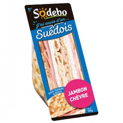 Sodebo Le Suedois Jambon Chevre 135G