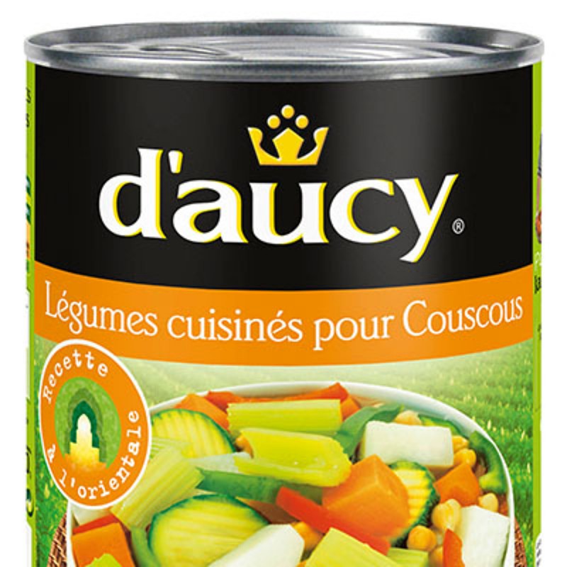 Plat Cuisiné couscous & boulettes aux légumes D'AUCY : La