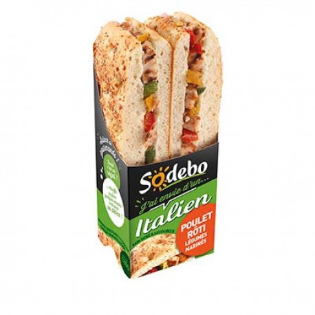 Sod Sdw Ita Poulet Legume 180G