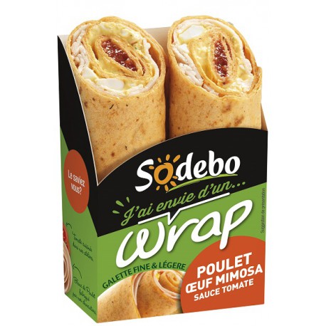 Wrap Poulet Tom.2X95G.Sod