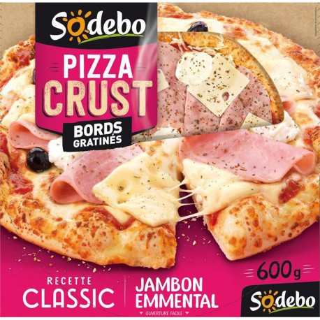 600G Pizza CruSaint Emment Jambon