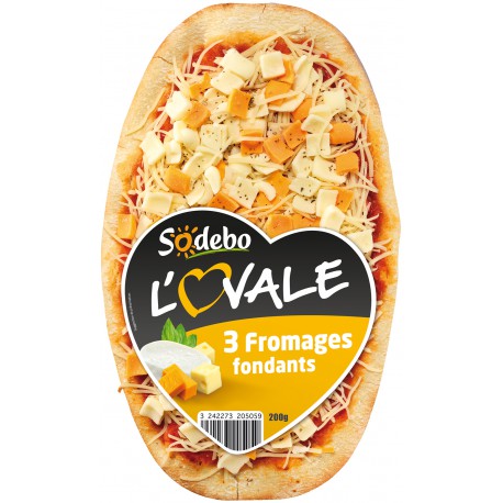 Sod Pizza Ovale 3 Fromage 200G