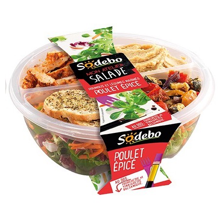 Sod Salade Poulet Epice 240G