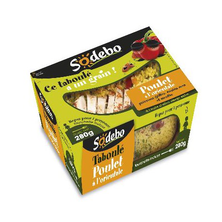 280G Taboule Poulet Oriental Sodebo