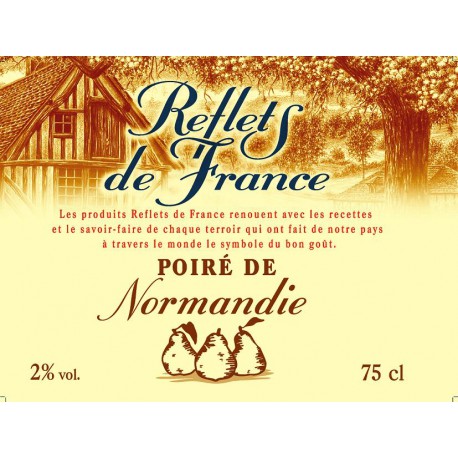 Bouteille 75Cl Poire De Normandie Reflets De France