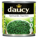 D'Aucy Epinards Hachés Sans Sucre La Boite De 395 G