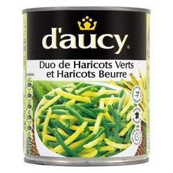 Bte 4/4 Haricot Vert/Haricot Beurre D Aucy