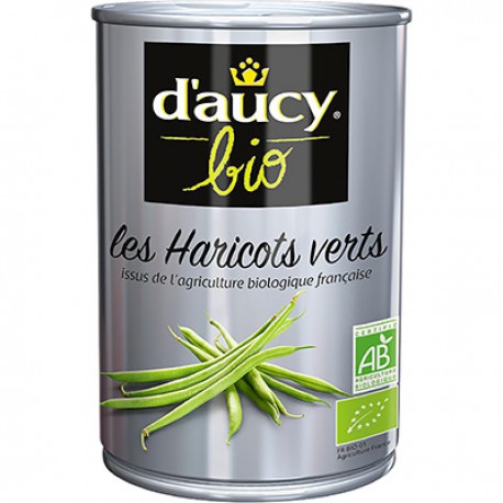 Bte 1/2 Haricots Verts Bio D Aucy