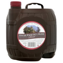 5L Cubi Vin Du Pays De L Aude Rose
