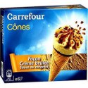 6X120Ml Cone Creme Brulee Crf