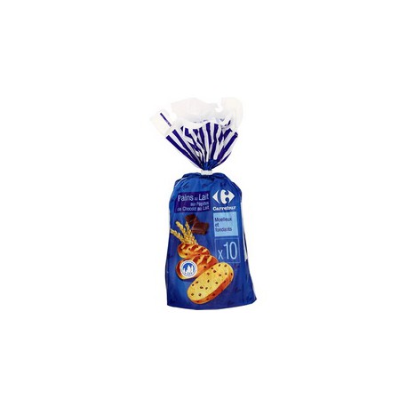 350G 10 Pains Lait Pepite Crf