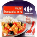 300G Poulet Basquaise/Riz Crf