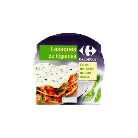 300G Lasagne Legumes Carrefour