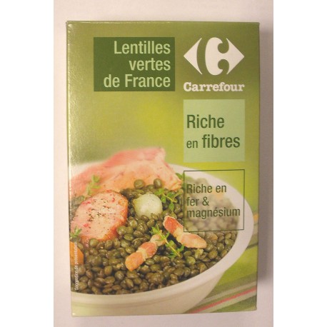 500G Lentille Verte France Crf