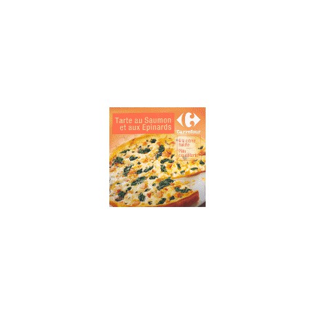 400G Tarte Saumon/Epinard Crf