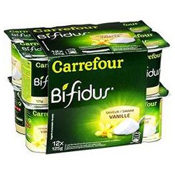 12X125G Bifidus Arom.Vanil.Crf
