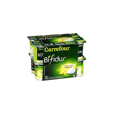 12X125G Bifidus Arom.Vanil.Crf