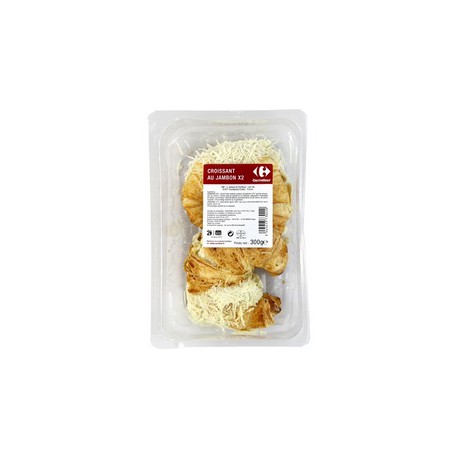 2X150G Croissant Jambon Crf
